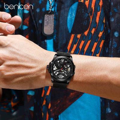 China High End Benken Stainless Steel Wrist Black Classic Water Resistant Waterproof Luminous Men's Automatic Mechanical Custom Watch for sale