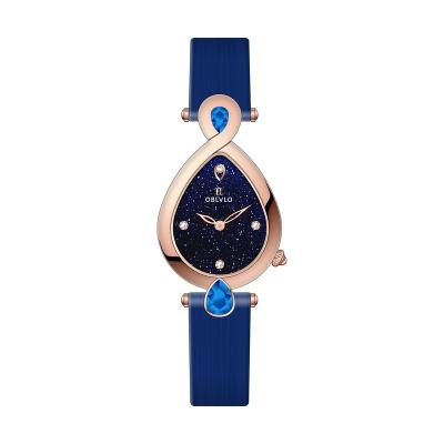 China Custom Made Luxury Casual Leather Female Ladies Wristwatch Oem Stainless Steel Oval Logo Date Date Quartz Watches Automatic Women's Watches for sale