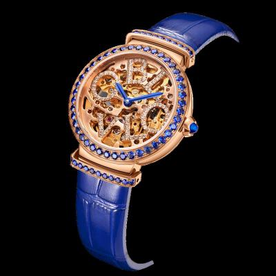 China Fashion Stainless Steel Japan Automatic High-end Luminous Skeleton Wrist Female Skeleton Wrist Mechanical Hands Watches for sale