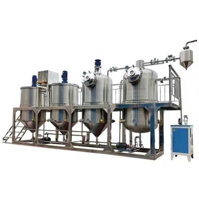 China Factory Low Investment Peanut Crude Palm Sunflower Edible Oil Refining Making Machine for sale