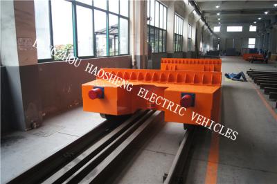 China Customized Low Voltage Flat Rail Car , 50000kg Load Capacity Train Flat Car for sale