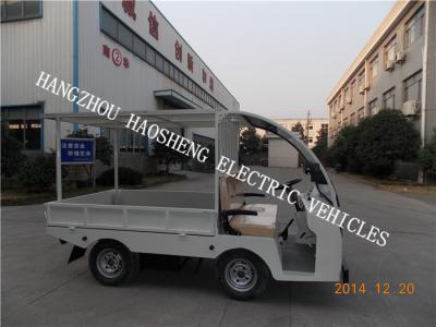 China No Pollution Flatbed Delivery Truck Flexible Steering 36V Battery Voltage for sale