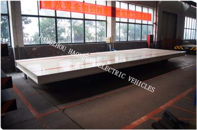 Chine Table de charge de C.C de tension de la capacité de charge 48V de la voiture 30ton de transport ferroviaire de voiture plate de rail de puissance de batterie grande à vendre