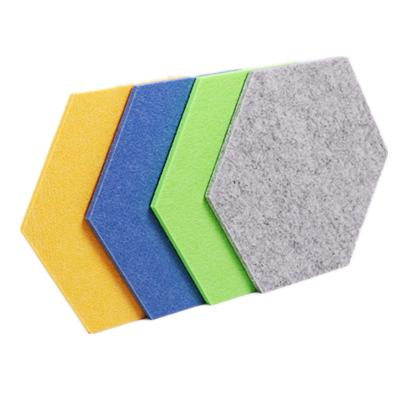 China Bedroom Modern High Quality Beveled Sound Absorbing Household Desk Panel Felt Sound Absorbing Panel for sale