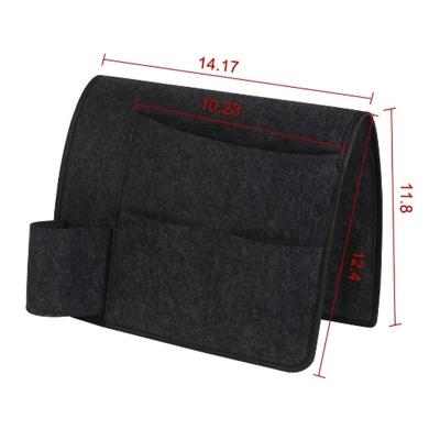 China Finished Storage Felt Border Hanging Felt Viable Storage Bag Student Dormitory Bedside Storage Bag Bedroom Bedside Hanging Bag B for sale