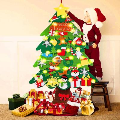 China Christamas Home Decoration Christmas Decoration Party Three-Dimensional Felt Christmas Tree Diy for sale