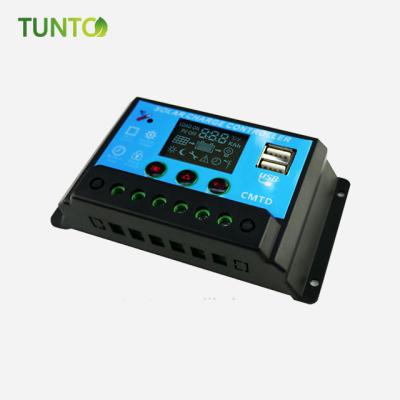 China Hot Sale Regulator 12V/24V Solar System Controller Solar Panel Charge Protection PWM Protection PWM Remote DC PV System for sale