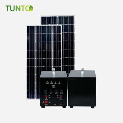 China House for Portable Rural Area Generator 12V Solar Kit for sale