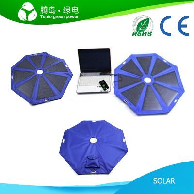 China 18V Portable Multifunctional Laptop Solar Panel Power Charger for Laptop, Mobile Phone and Ipad for sale