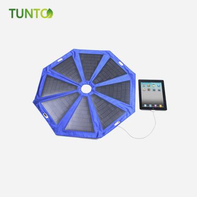 China Portable PET Umbrella Folding Solar Panel Charger 24W For Outlet for sale