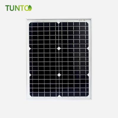 China T2-M20 20 Watt Monocrystalline Silicon Solar Panel Photovoltaic PV Module T2-M20 for sale