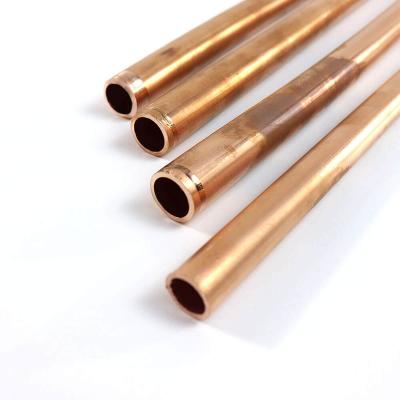 China Air Condition C10200 C11000 Pure Copper Round Pipe Seamless Straight Copper Pipe Tube for sale