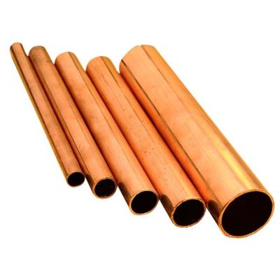 China Water Pipes Factory Supply 0.2mm-120mm Thickness Standard ASTM C11000 C12000 99.9% Copper Round Residential Housing Pipe Large for sale