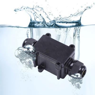 China Hardware 2 Way IP68 Outdoor Electronic Waterproof Junction Box Electrical Cable Junction Box Wire Connector Underground Box for sale