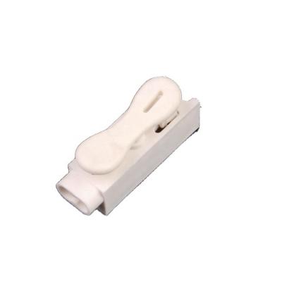 China 2 Pin Quick Wire Connector With Light Press Release Button Screwless High Quality Flame Retardant Terminal Block for sale