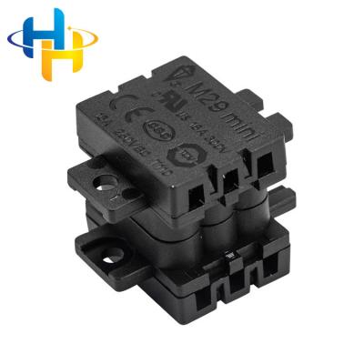 China Ignition of the quick plug in the current 16A street light power off the protective connector road lamp knife switch terminal connector for sale