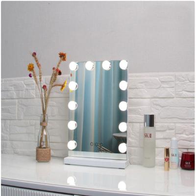 China Mirrors Cosmetic Lights Wholesale Advanced Hollywood Led Makeup Mirror With USB Vintage Led Mirror Stepless Dimming Lamp Led Vanity Mirror Light for sale