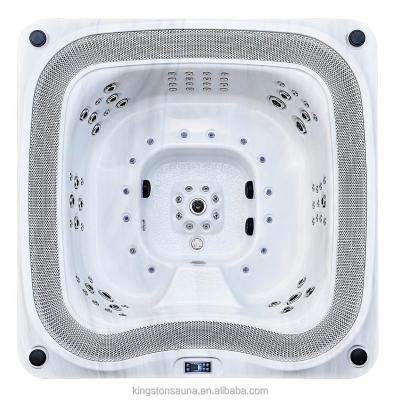 China Top Selling Outdoor Tub Overflow Outdoor SPA With Auto TV Speaker LED Lights for sale