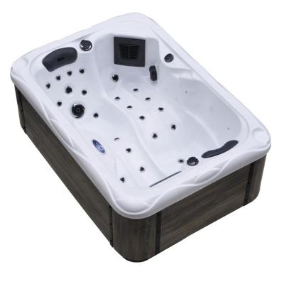 China New Fashion Freestanding 2 Person Hydraulic Massage Bathtubs And Whirlpool Spa Hot Tub For Health JCS-26 for sale