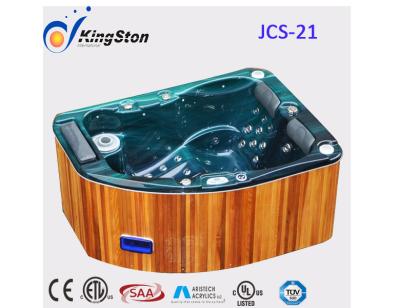 China USA Acrylic Automatic Massage Speaker With TV Indoor Mini Hot Tub Spa for sale