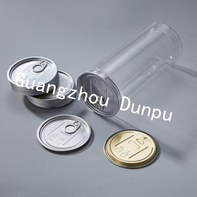 China Non Spill Easy Open End Lid PET Can Aluminum Lid Box Easy Open Lid for sale