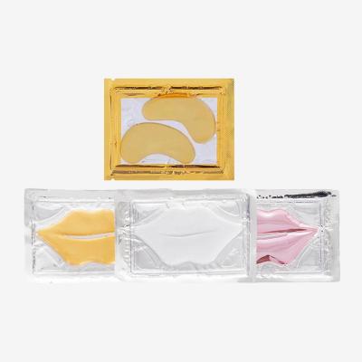 China Anti-Puffiness Private Label Skin Care Collagen Gold Niacinamide Patch Eye Lip Mask for sale