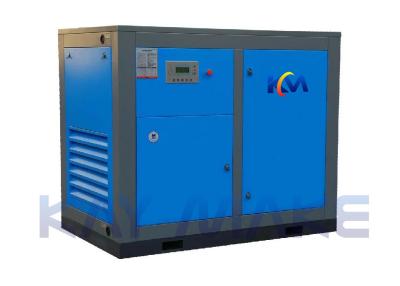 China Material personalizado do compressor de ar do parafuso da economia de poder cor azul giratória à venda