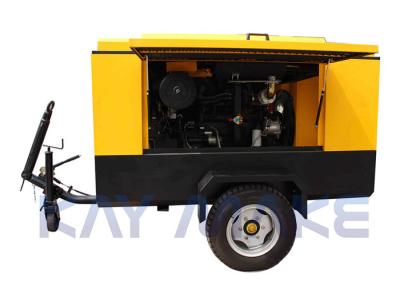 China compressor de ar diesel do parafuso 110KW robusto e seguro com painel de controle à venda