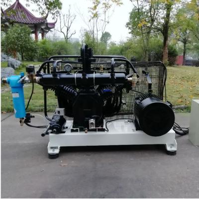 China 40 Bar High Pressure Air Compressor With Automatic Condensate Discharge System for sale