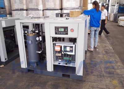 China compresor de aire transmitido por banda de 100HP 75KW con el sistema eficiente de la filtración del aceite en venta