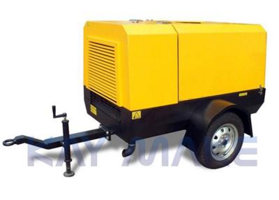 China Diesel Driven Air Compressor , Portable Wheeled Air Compressor For High Temperature for sale