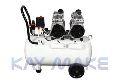 China 80KG Quiet Oilless Air Compressor Double Cooling Design With Shock Pad for sale