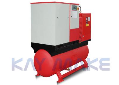 China No Vibration Skid Mounted Air Compressor , Low Noise 15 HP Screw Air Compressor for sale