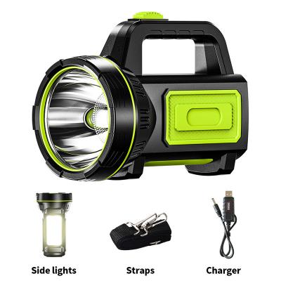 China Strong Light Rechargeable Multifunctional Super Bright Emergency LED Flashlight for sale