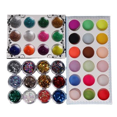 China Acrylic Powder Glitter Nail Kit Nail Art Set Decoration Tools Manicure Beauty Professional Brush Nail Set for sale