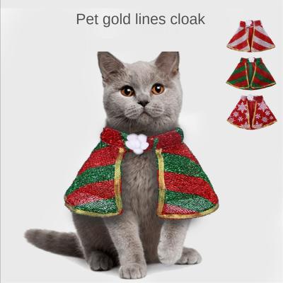 China Viable Wholesale Pet Christmas Hat Coat Costume Christmas Ride In Funny Pet Christmas Clothes for sale