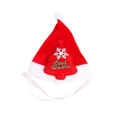 China Small and Medium Pet Christmas New Pet Headwear Hat Personalized Christmas Dress Up Hat Christmas Pet Costume for sale