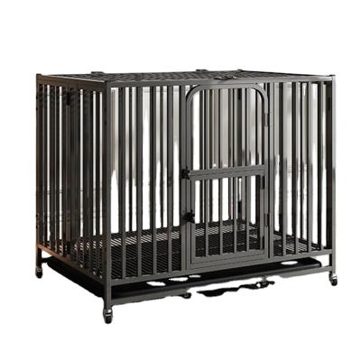 China Wholesale Hot Breathable Heavy Metal Cage Kennel High Quality Sale Store Stainless Steel Pet Cage for sale