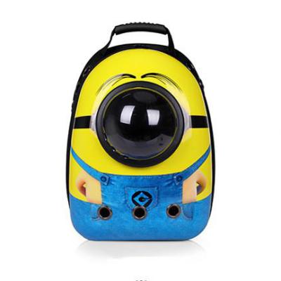 China Breathable Cats and Dogs Pet Bridle, Wholesale Transparent Breathable Space Capsule Pet Backpack Bag Pet Backpack Hot Products for sale