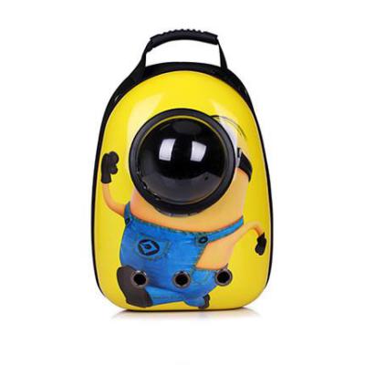 China Breathable Hot New Products Wholesale Portable Comfortable Transparent Breathable Cat Capsule Pet Astronaut Backpack Small Animal Backpack for sale