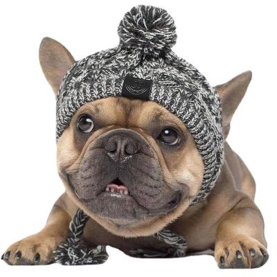 China Pet Viable Hat Autumn Winter New Wool Knitted Warm Winter Knitted Warm Dog Hat Fashion Puppy Dog Hats for sale