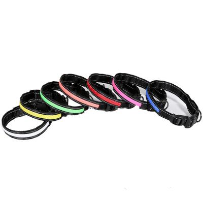 China Lights China USB Led Waterproof Flashlight Collar lde Pet Collar With Light For Dog for sale