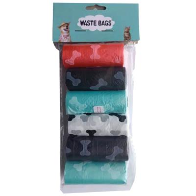 China Viable Disposable Pet Waste Cleaning Cornstarch Dog Poop Bag Biodegradable Dog Poop Bag for sale