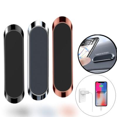 China Hot Selling Magnetic Portable Metal Mobile Phone Aluminum Alloy Car Phone Magnetic Holder for sale