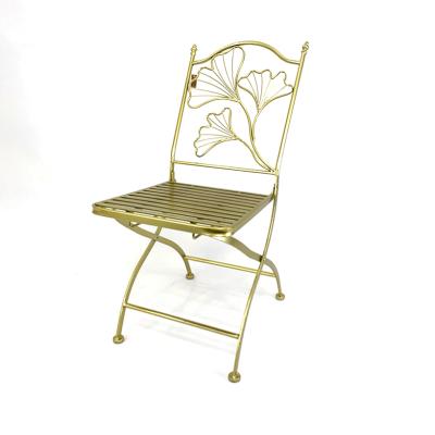 China Contemporary Gold metal retro chair, 2021 hot new model stool for sale