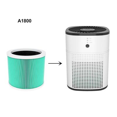 China Hotel Air Purifier ETL CE Safe FCC PSE CARB CA65 Child Lock Sleep Mode Formaldehyde Smell Desktop Air Purifiers For Children for sale