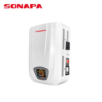 China To Stabilize Input Voltage Relay Wall Mounted Type Automatically 220V 3Kw Svc AVR High Accuracy Voltage Stabilizer Regulator For Generator for sale