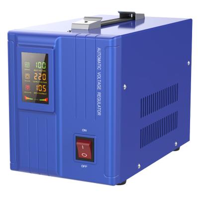 China To stabilize servo type AVR 500/1000/1500/3000/5000/10000VA single phase 220V automatic input voltage stabilizer and regulator for sale