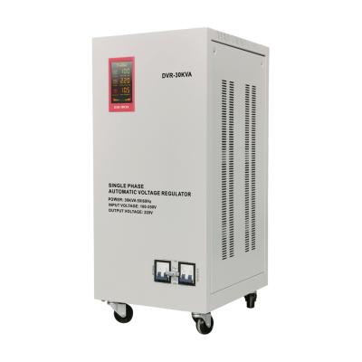 China SVC 30000W 220v Servo Motor Use Protector Voltage Regulator Stabilizer Copper AC Home SVC Single Phase for sale