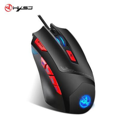 China New 3D Macro Game Mouse 8 Color Button Wired Backlit 6000DPI Definition Adjustable For Notebook PC for sale